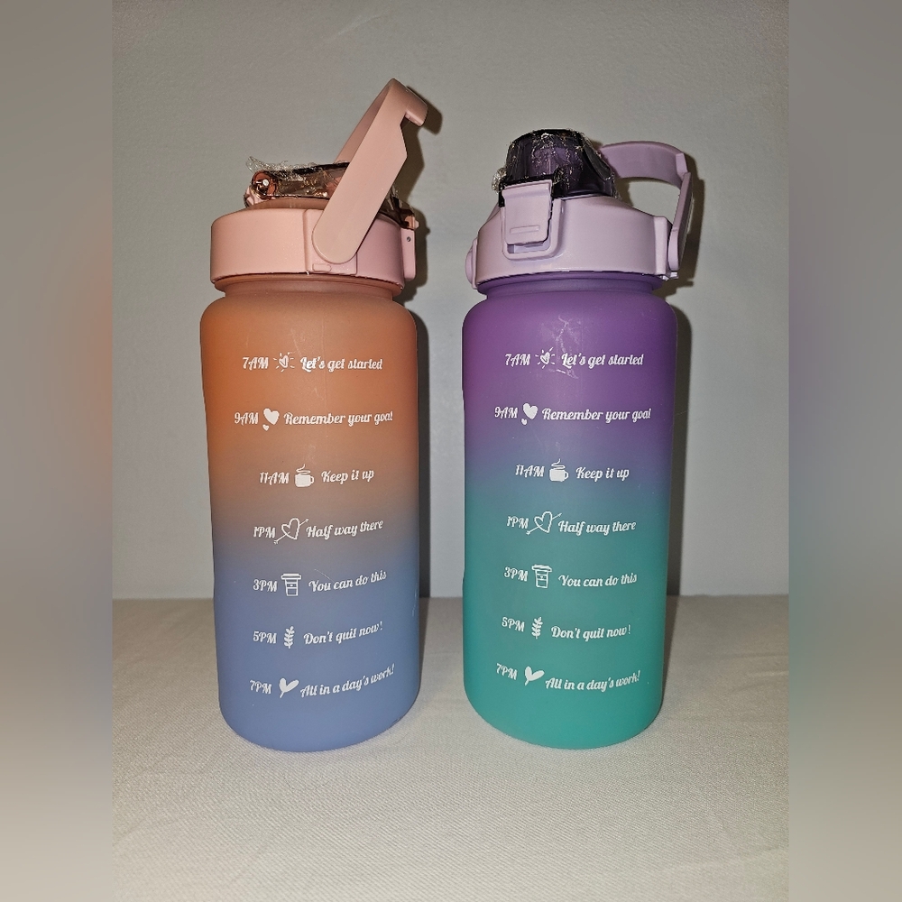 Motivational 42oz Water Bottle (Pick 1) NWT - BPA Free